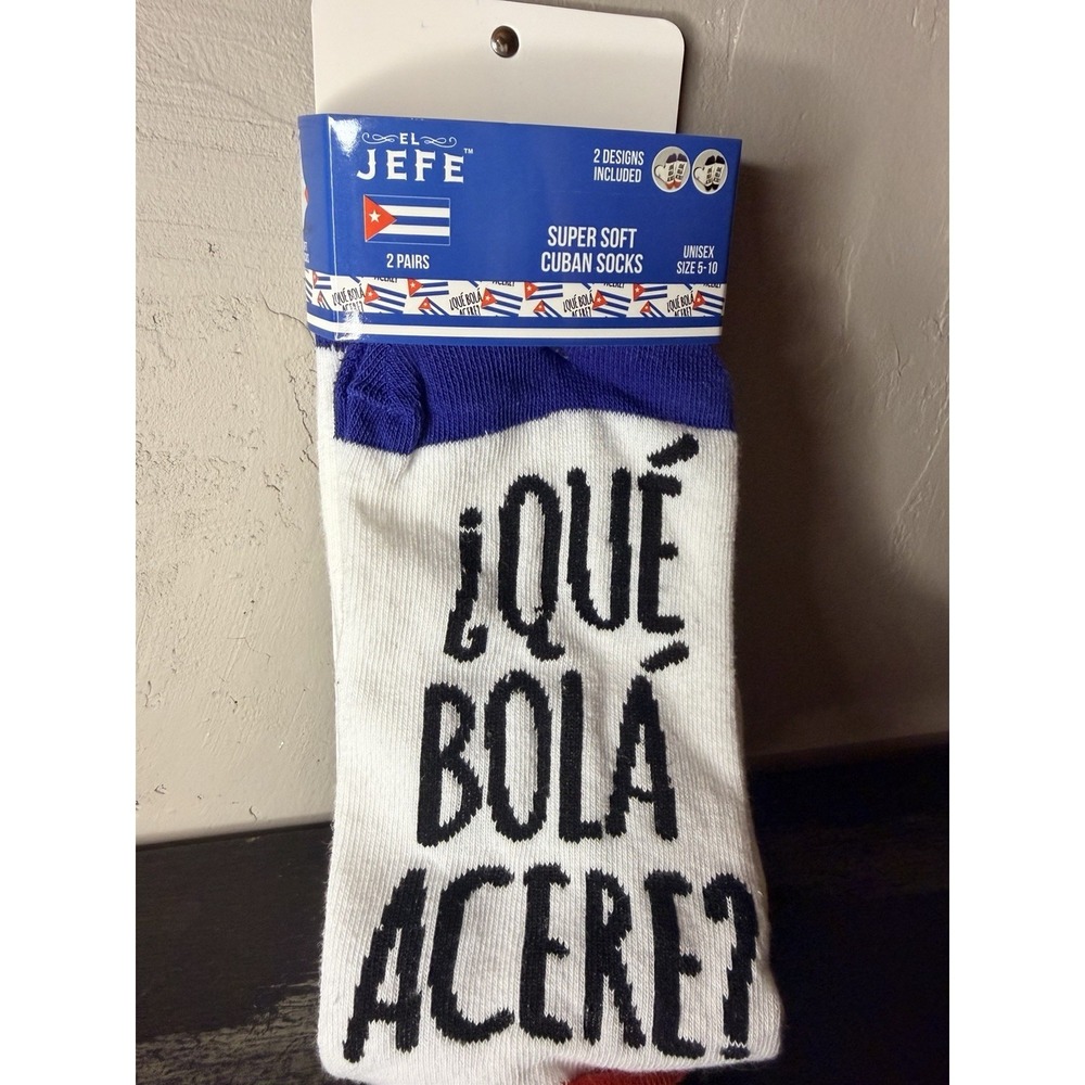 Cuba Socks- 5 Packs of 2 Pairs‎ Each/ 10 Total Brand New 🇨🇺